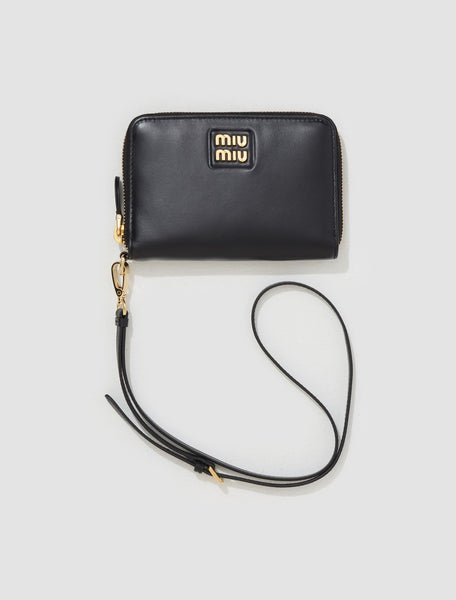【関税&送料込】Miu Miu Black Leather Beau Keyring Necessair Miu-Miu-Leather-Beau-Bag-Black