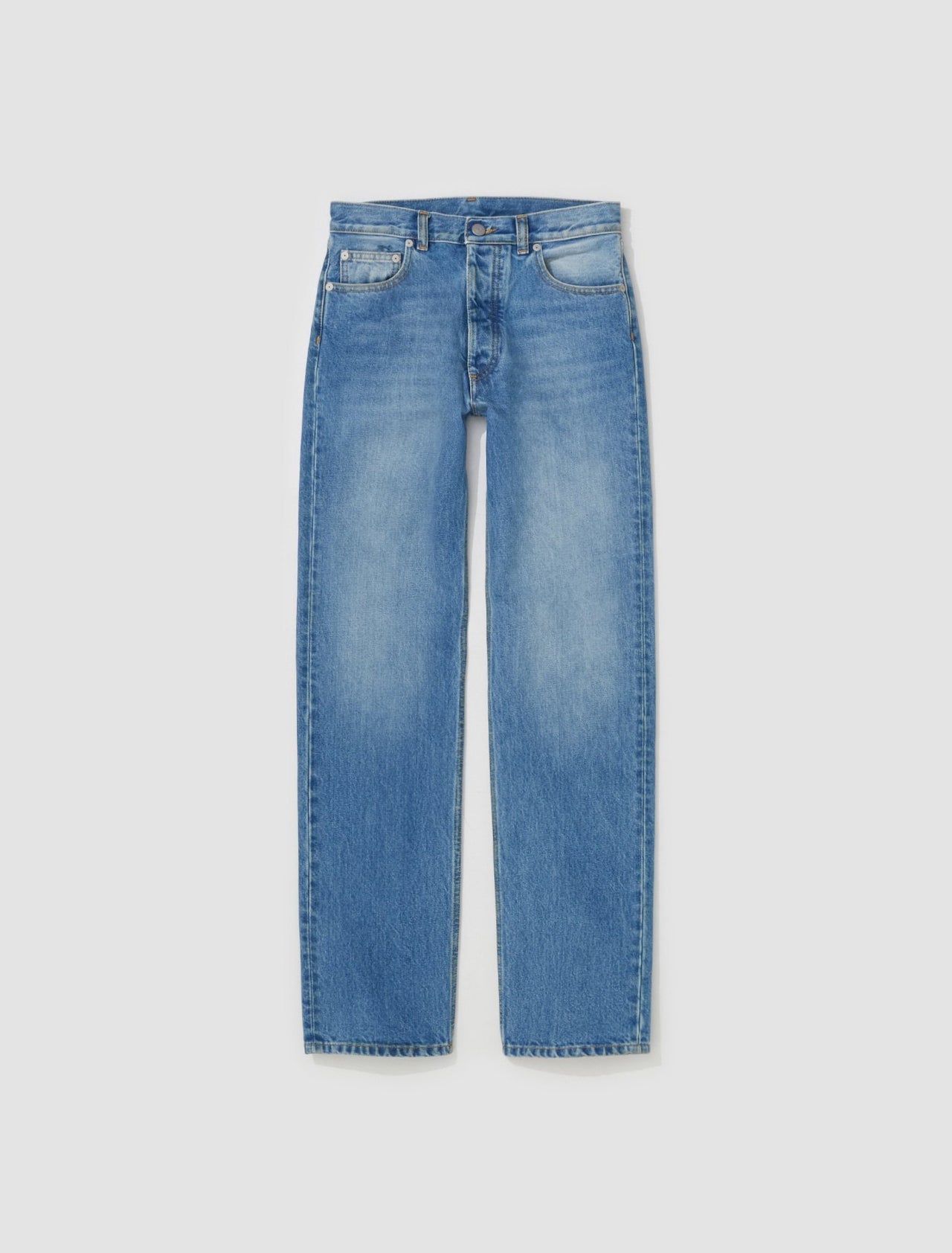 Straight Leg Jeans in Blue