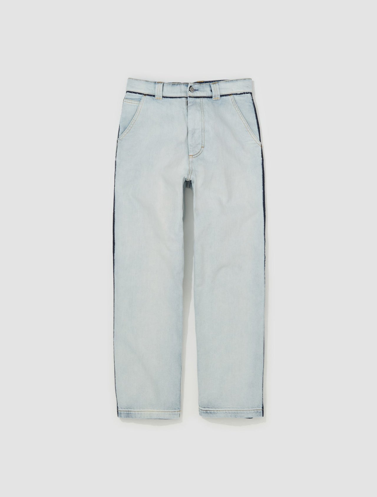 Japanese Denim Pocket Jeans in Icy Slip