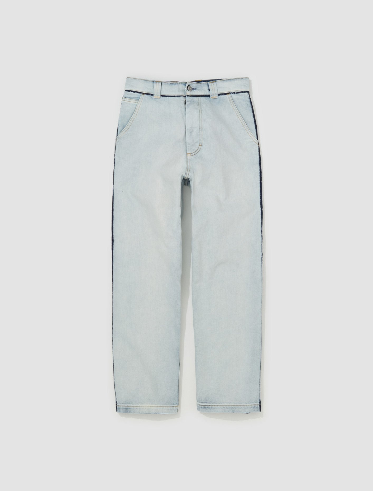 Japanese Denim Pocket Jeans in Icy Slip