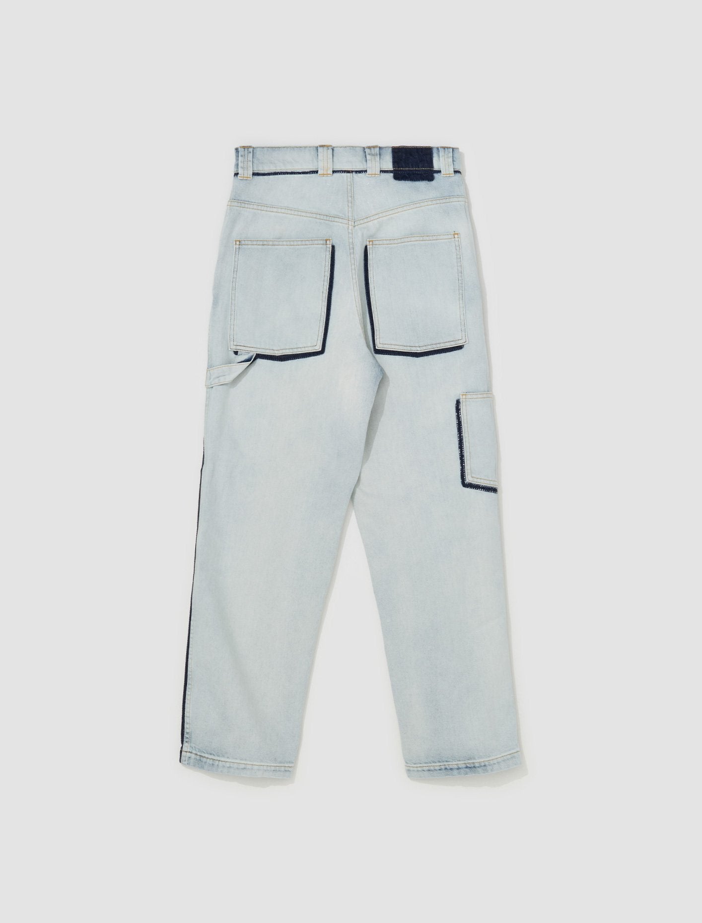 Japanese Denim Pocket Jeans in Icy Slip