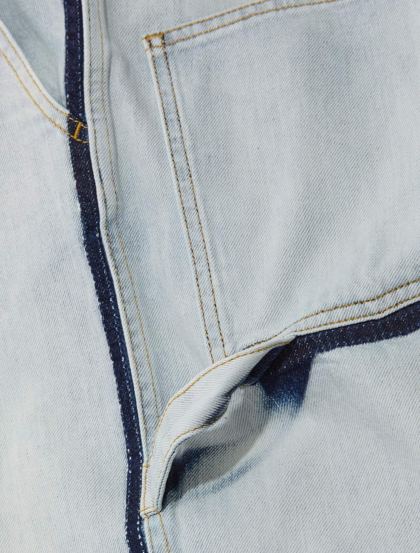 Japanese Denim Pocket Jeans in Icy Slip