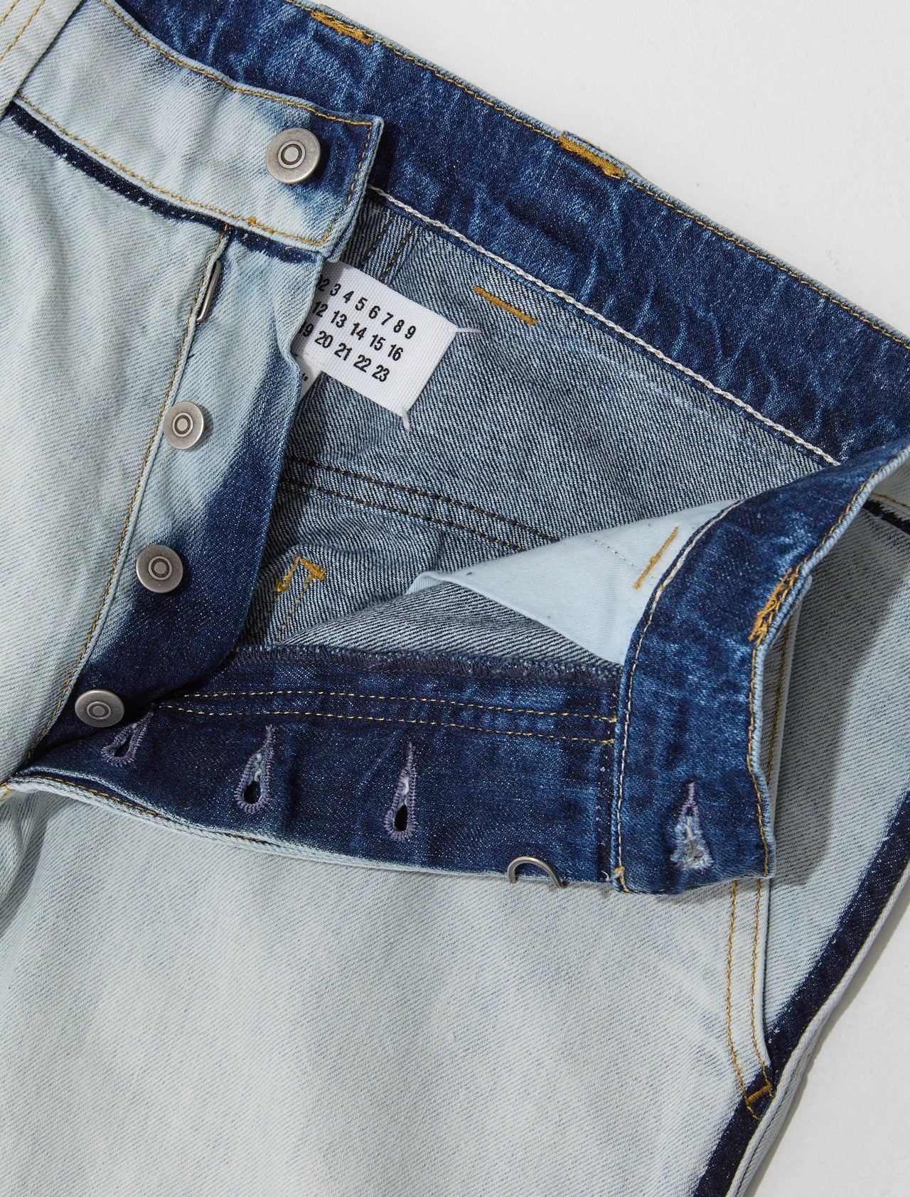 Japanese Denim Pocket Jeans in Icy Slip