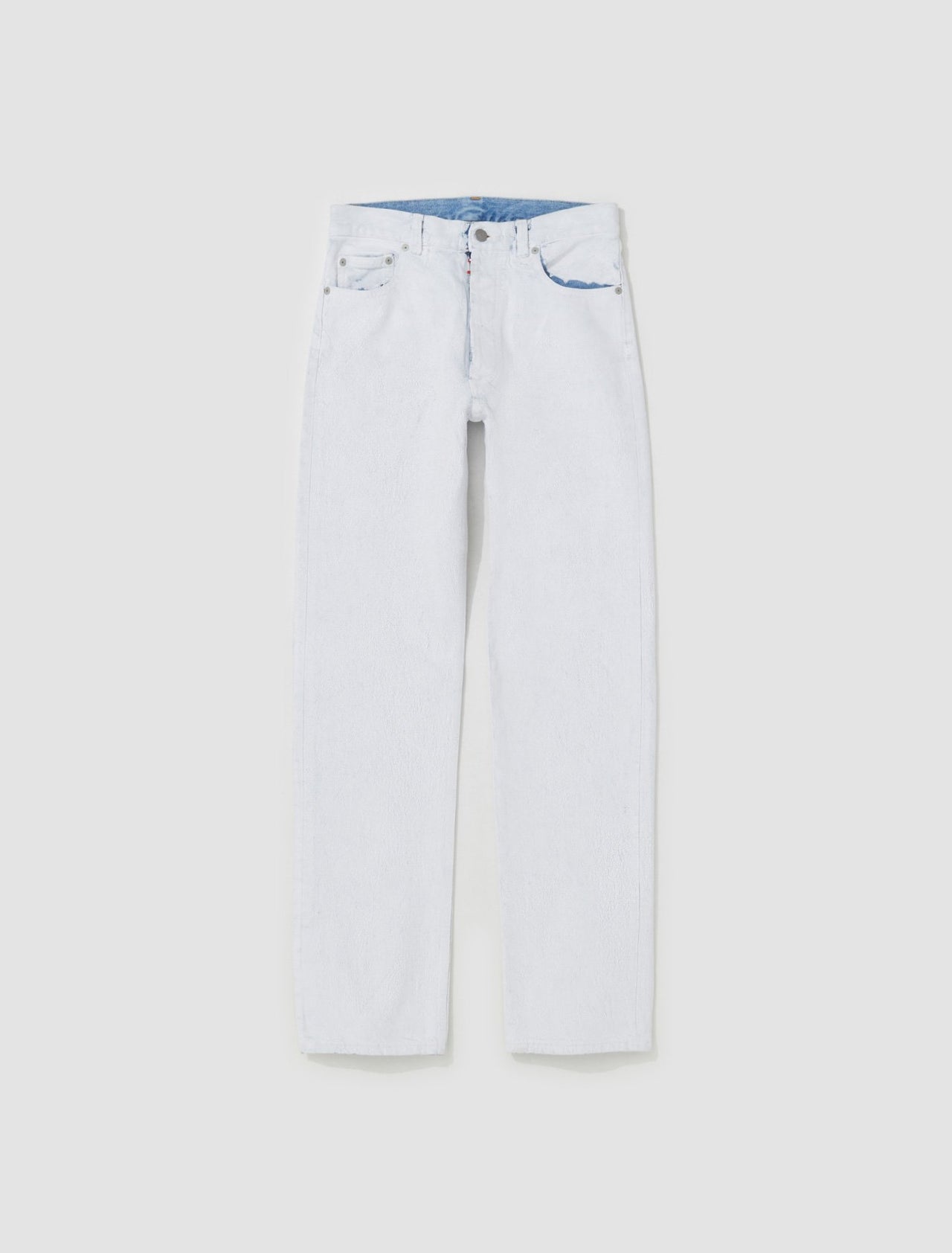 Pants 5 Pocket in White Paint