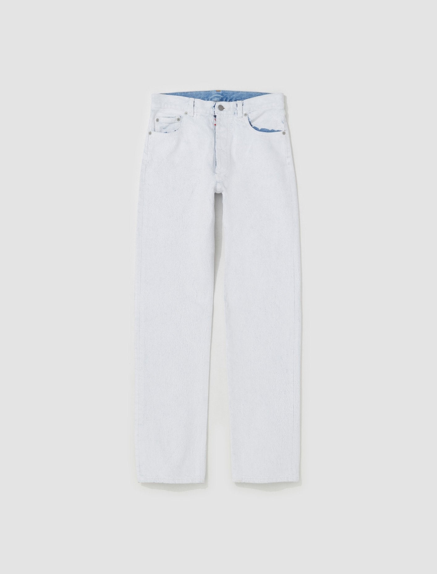 Pants 5 Pocket in White Paint