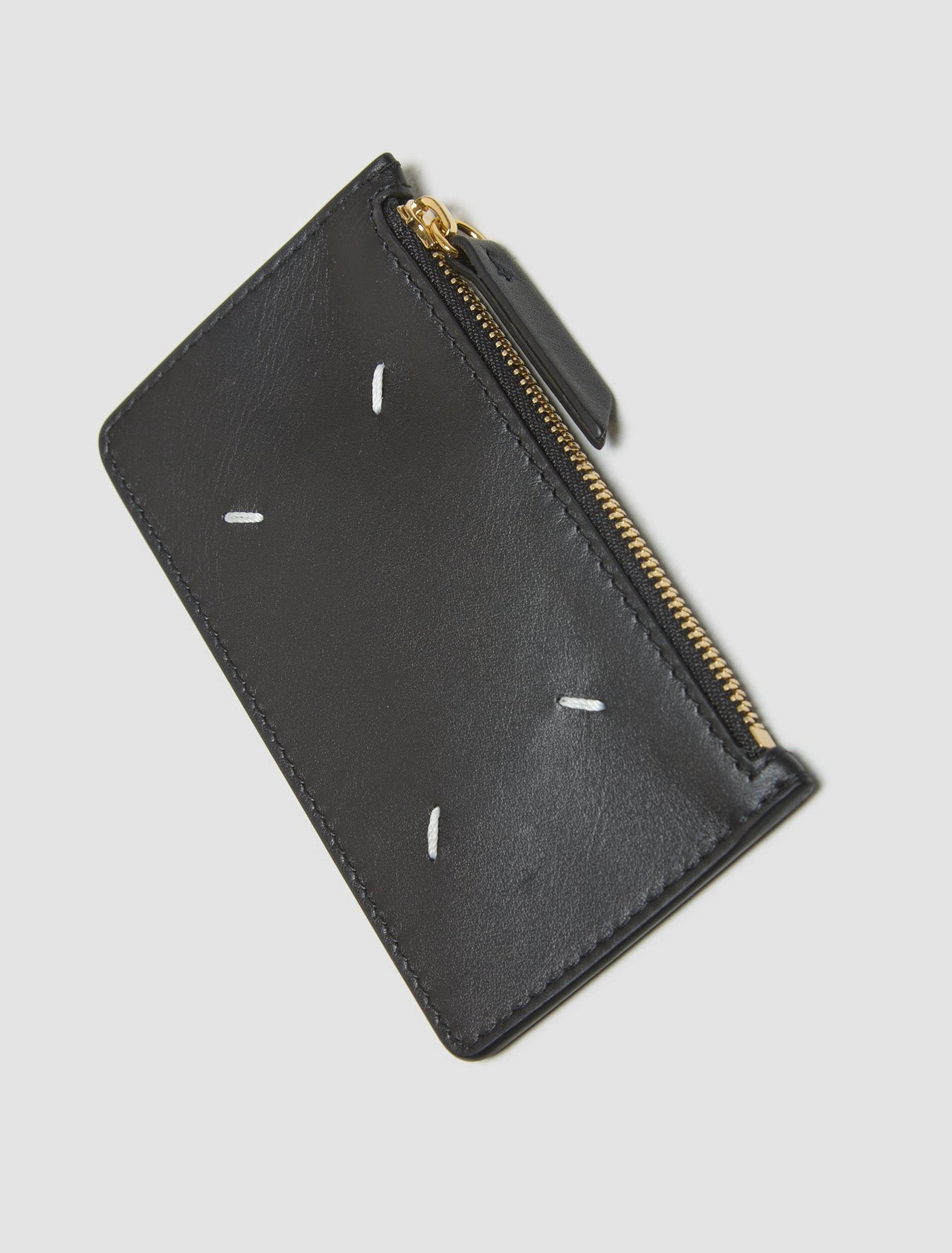 Leather Cardholder Wallet in Black