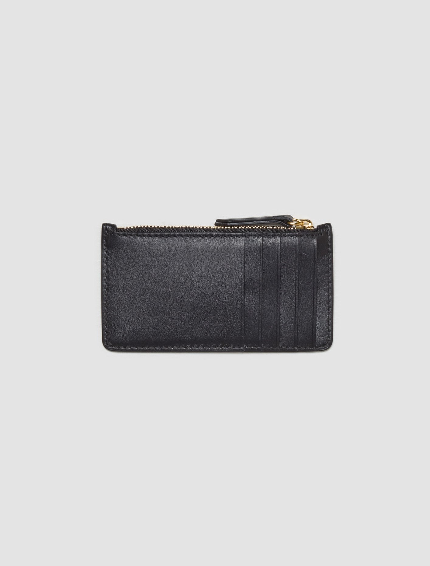 Leather Cardholder Wallet in Black