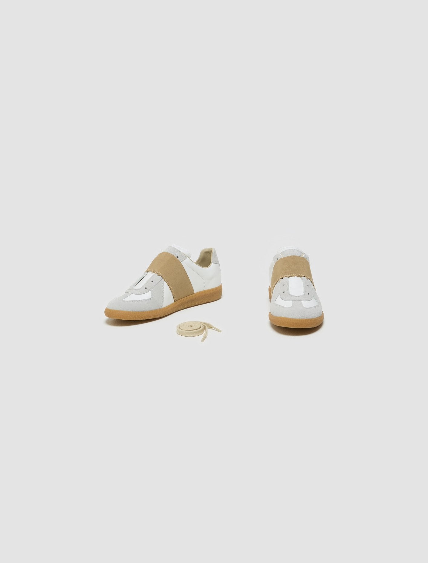 Replica Elastic Band Sneaker in White