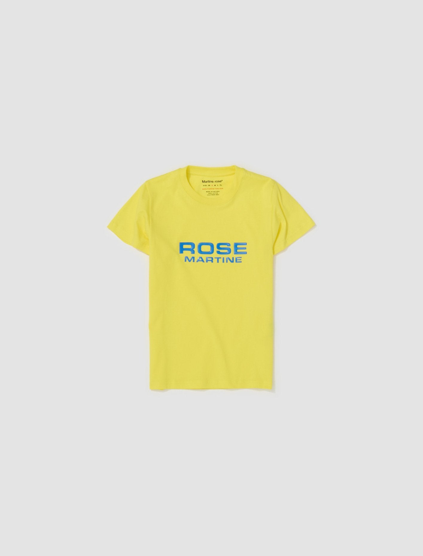 Shrunken T-Shirt in Acid Yellow