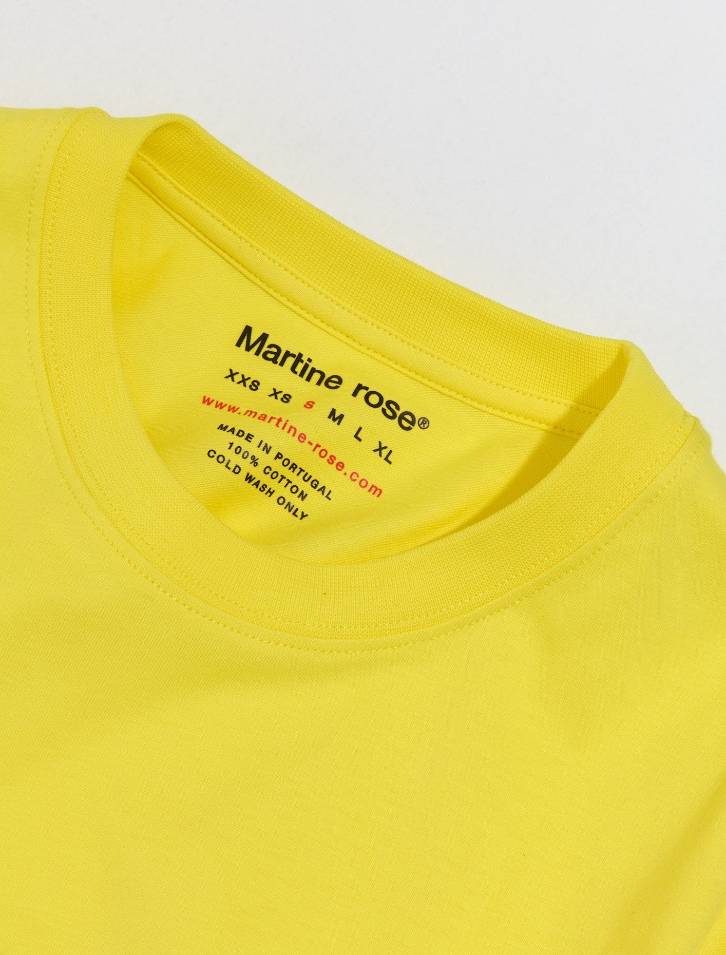 Shrunken T-Shirt in Acid Yellow