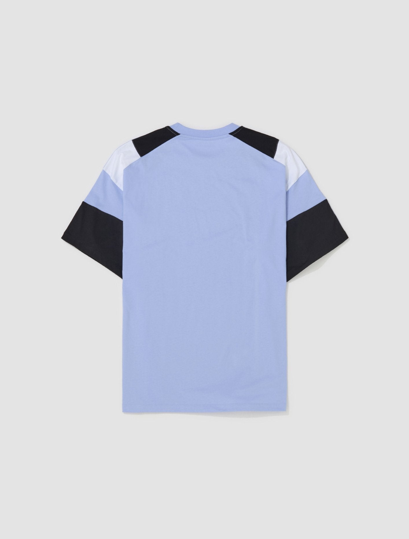 Martine Rose - Oversized Panelled T-Shirt in Blue - CMRSS24630 