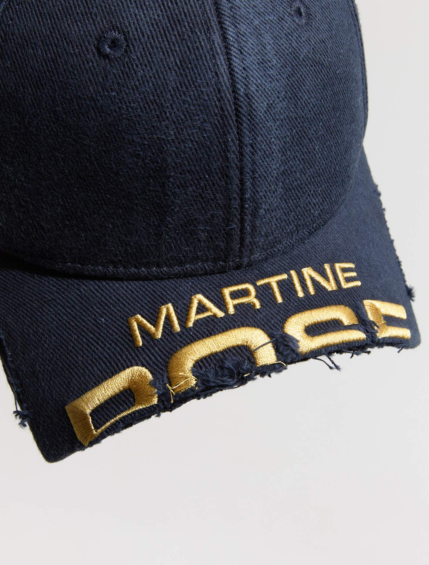 Cut Peak Cap in Navy