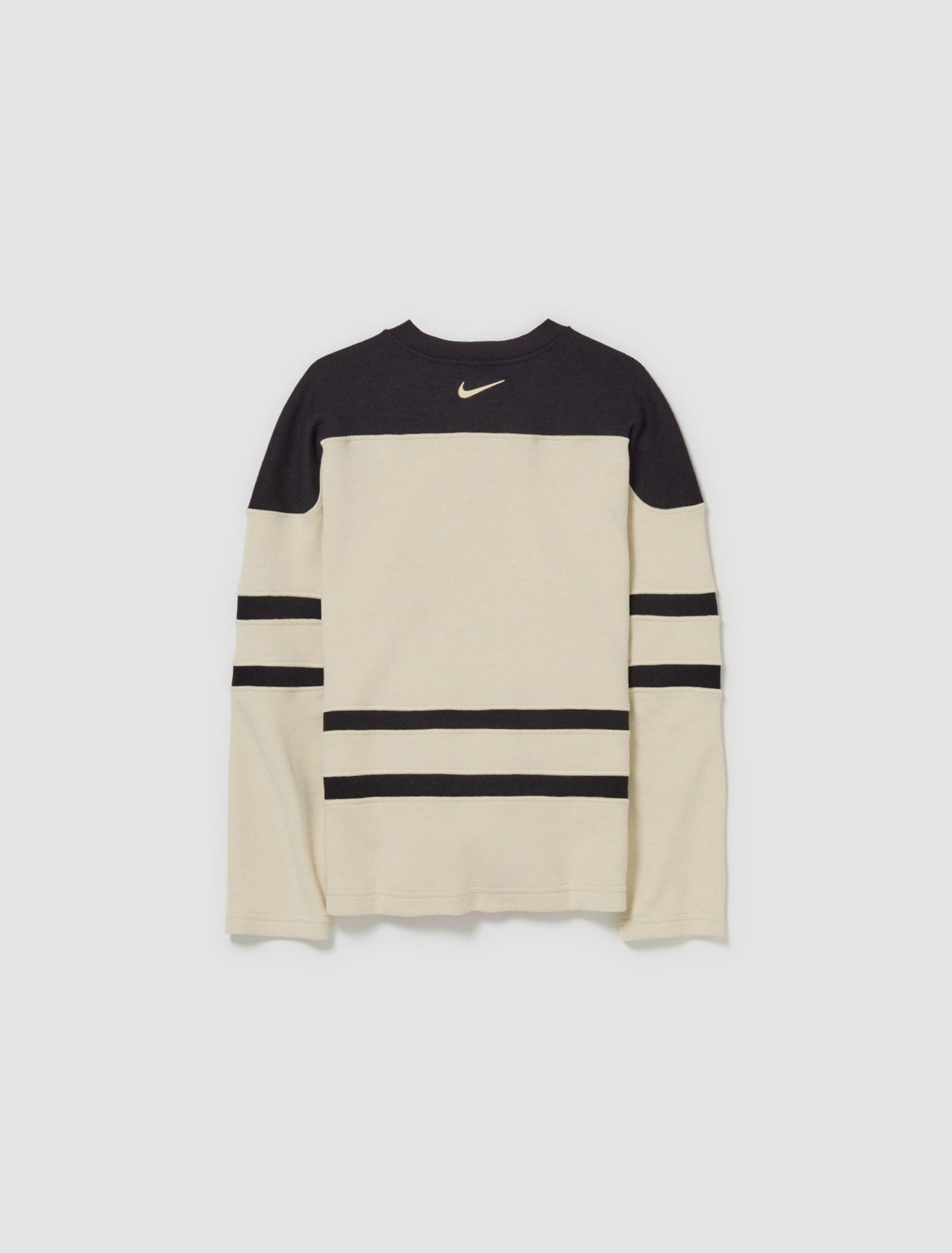 x Bode Lacing Knit Sweatshirt in Ecru