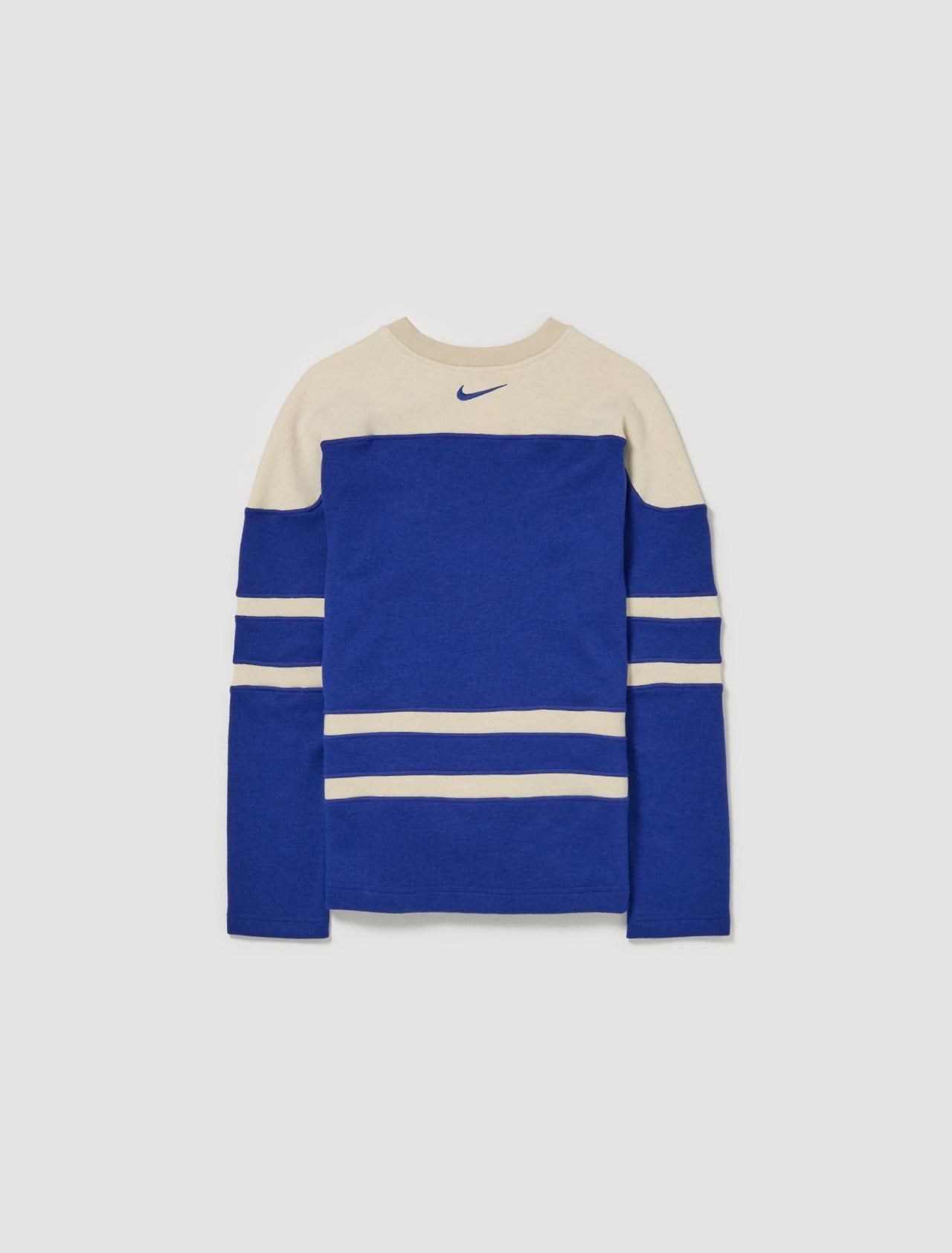 x Bode Lacing Knit Sweatshirt in Deep Royal Blue