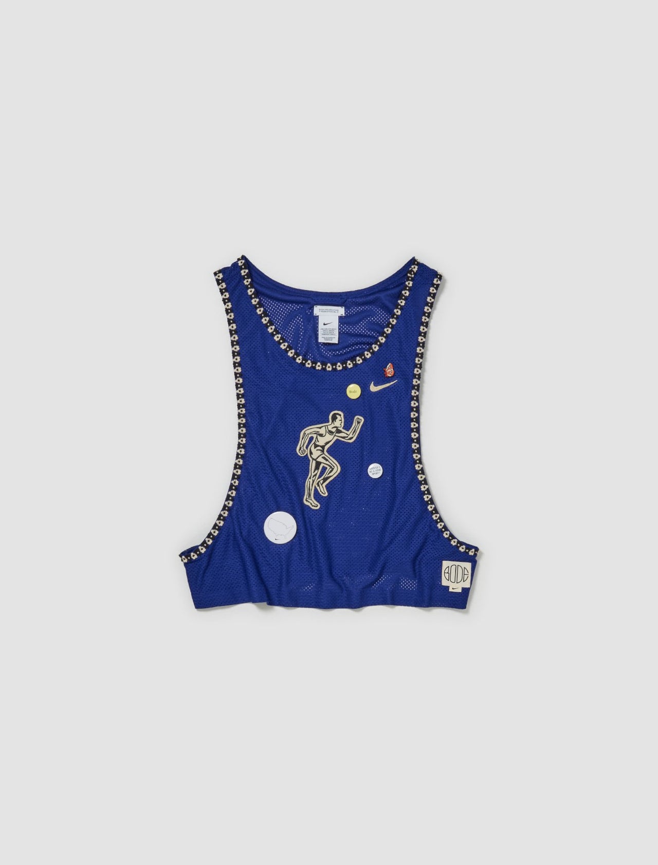 x Bode Scrimmage Pinny in Deep Royal Blue