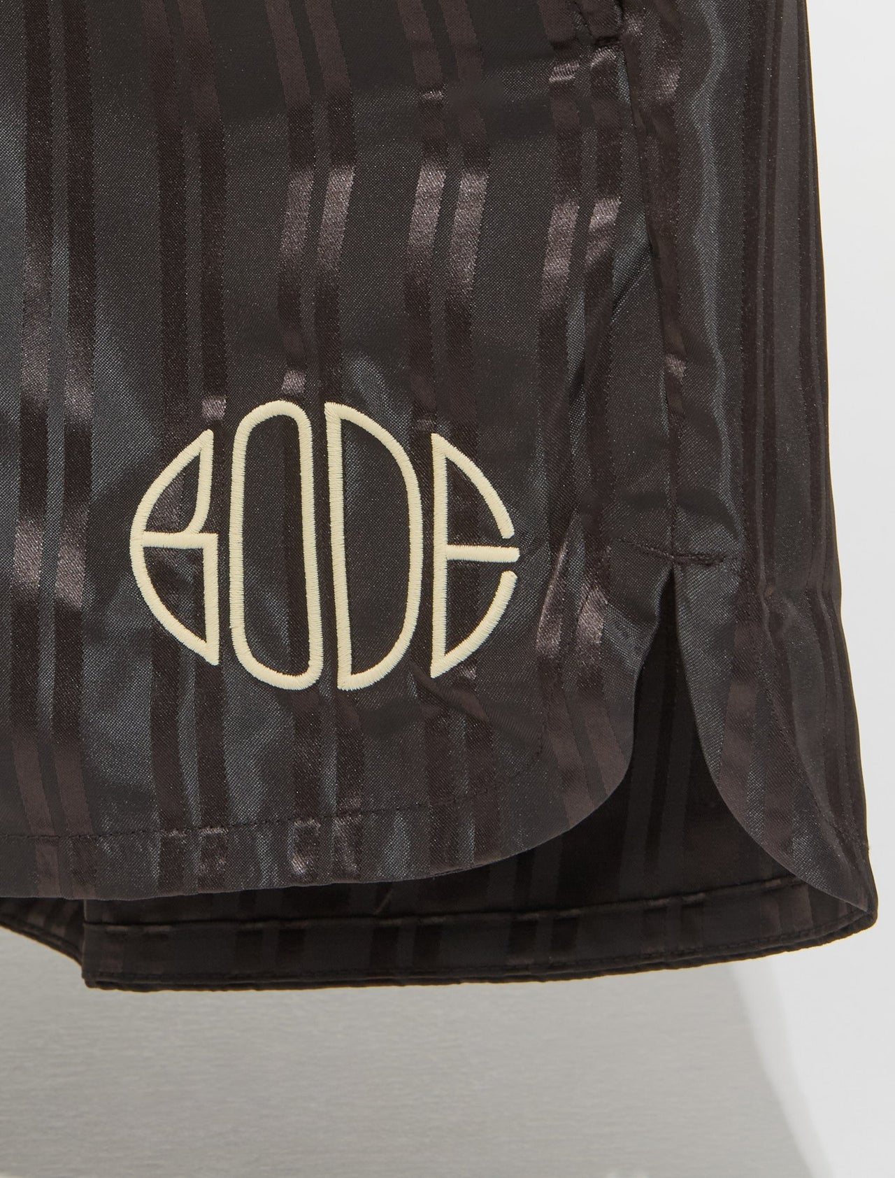 x Bode Scrimmage Shorts in Shadow Brown