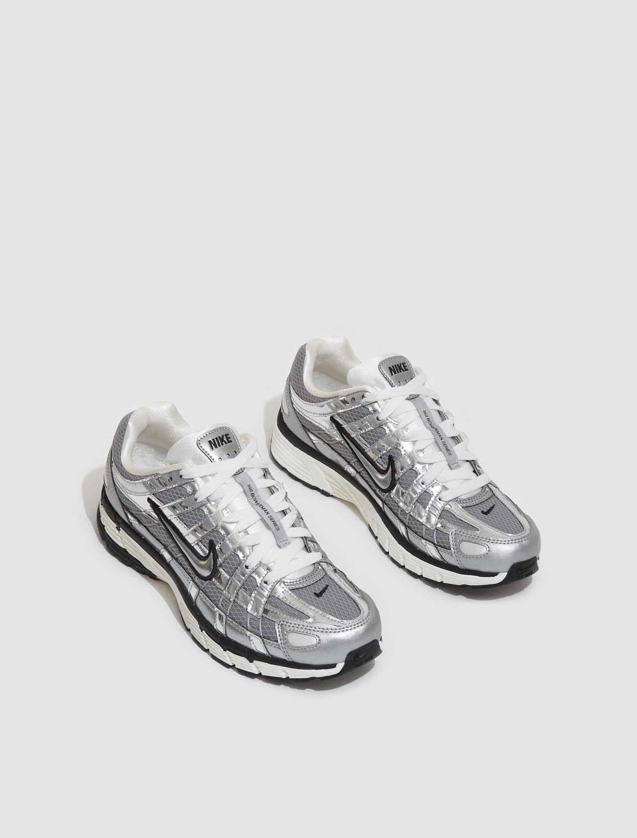 P-6000 Sneaker in Metallic Silver