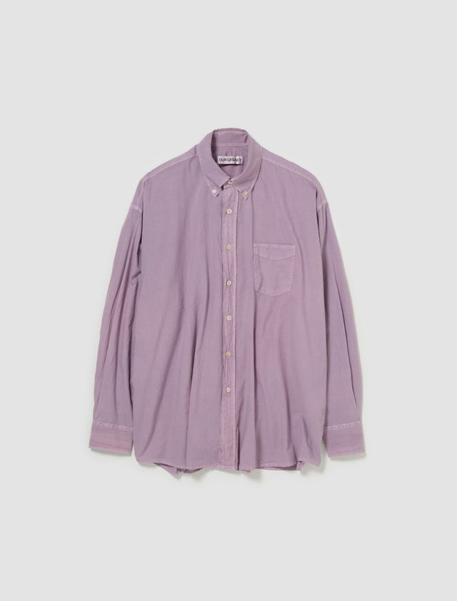 Borrowed BD Shirt in Dusty Lilac Cotton Voile