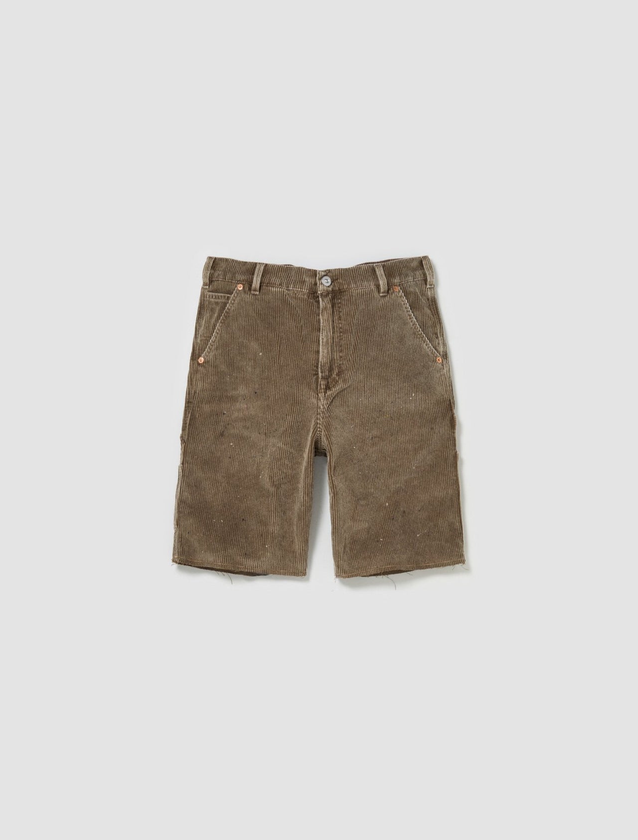 Joiner Shorts in Brown Enzyme Splatter Cord