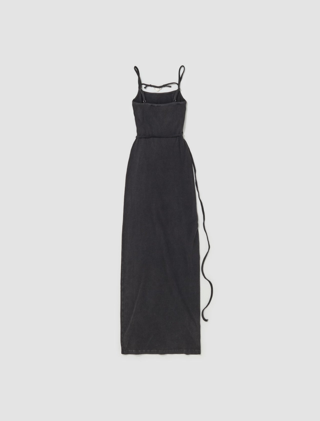 Charmed Rip Dress Maxi in Black Wash