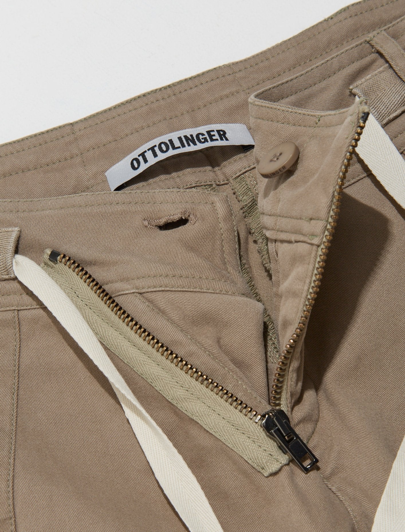 Cargo Capri Pants in Olive Grey