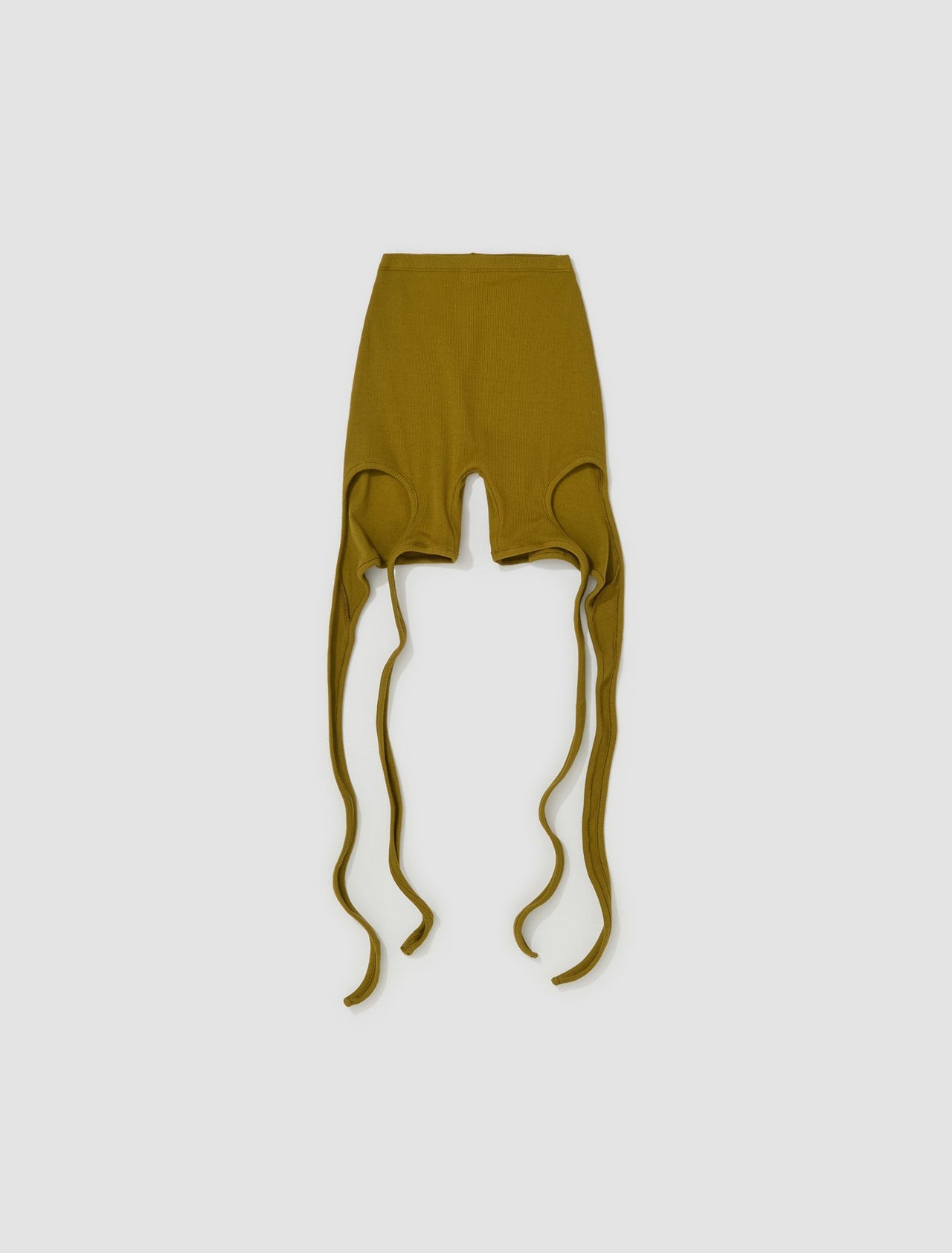 Otto Lounge Wrap Shorts in Military Green