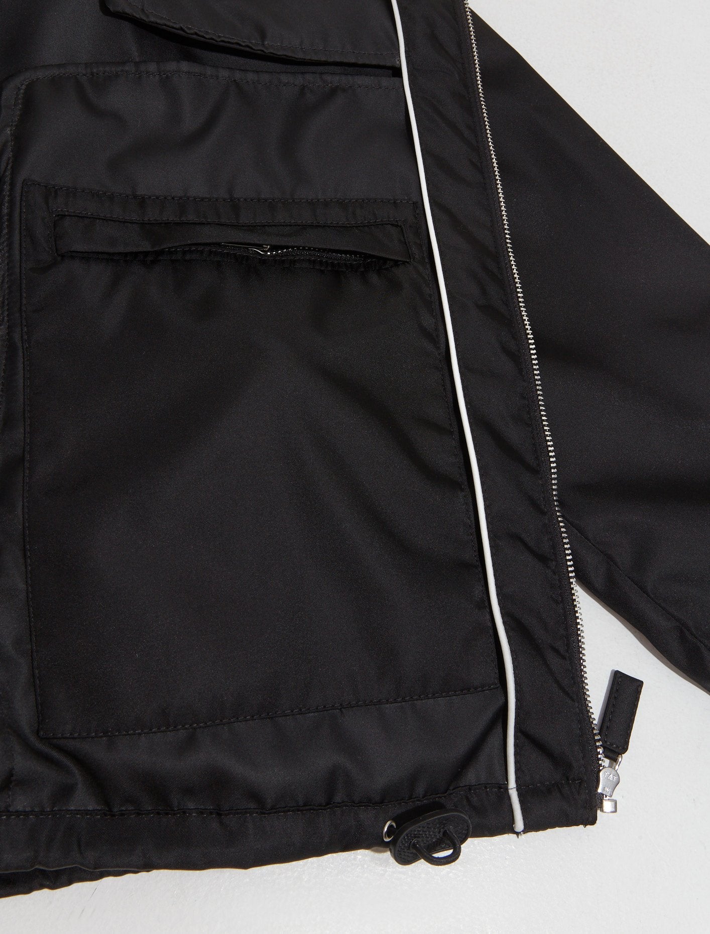 Re-Nylon Blouson Jacket in Black