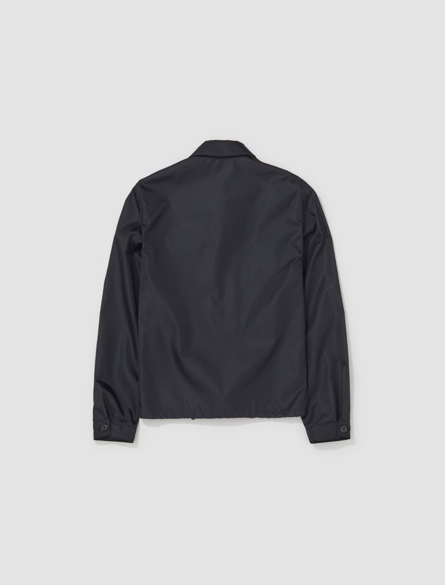 Black Nylon Gabardine Blouson Jacket Prada Re-Nylon Blouson Jacket
