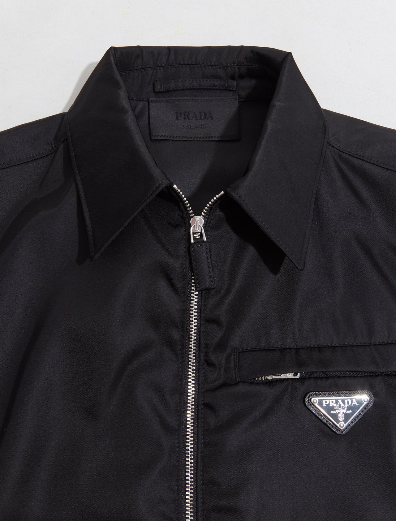 Re-Nylon Blouson Jacket in Black