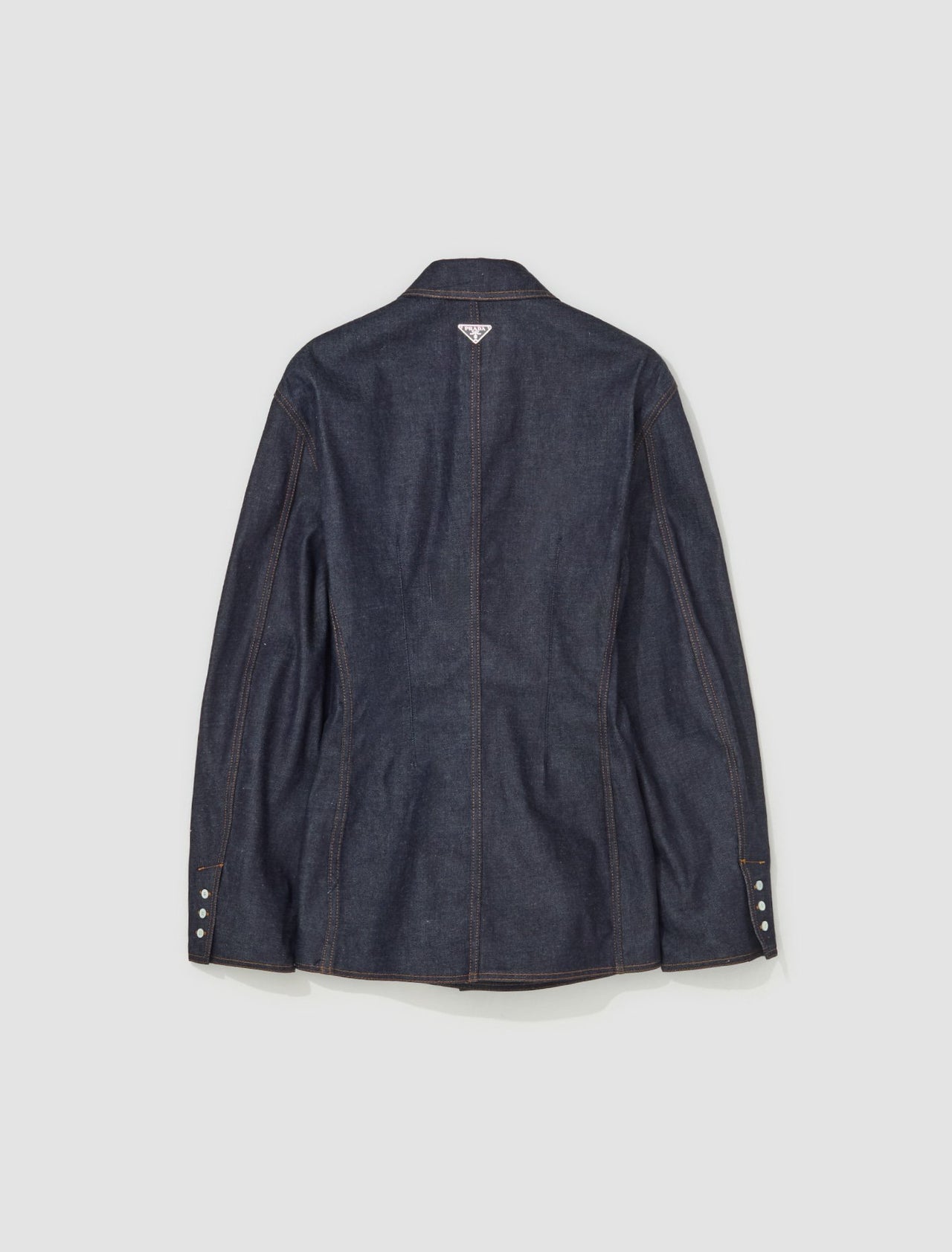 Denim Blouson Jacket in Navy