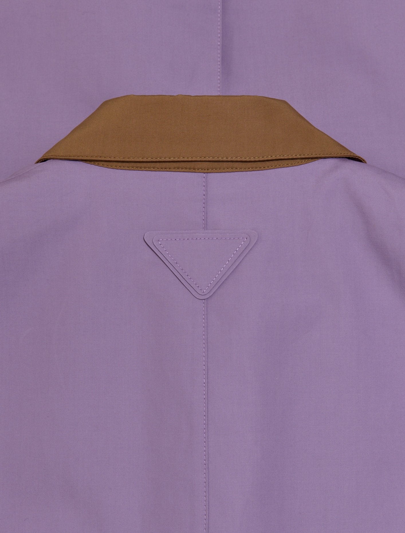 Cotton Raincoat in Lilac & Cork