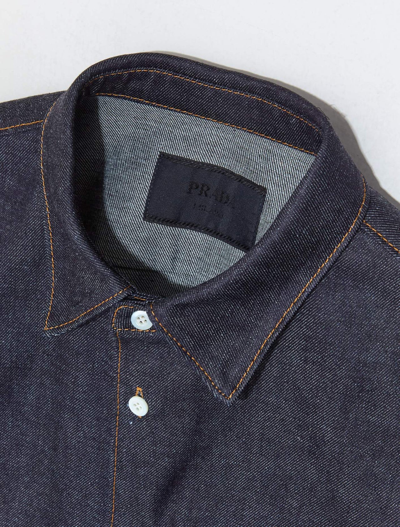 Denim Outwear Shirt in Navy