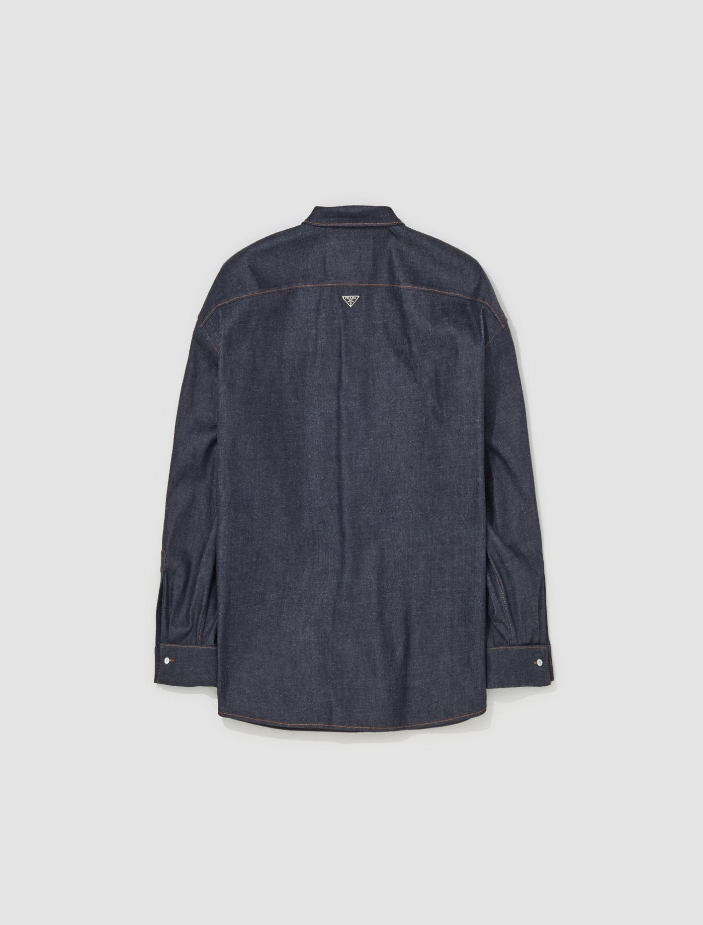 Denim Outwear Shirt in Navy