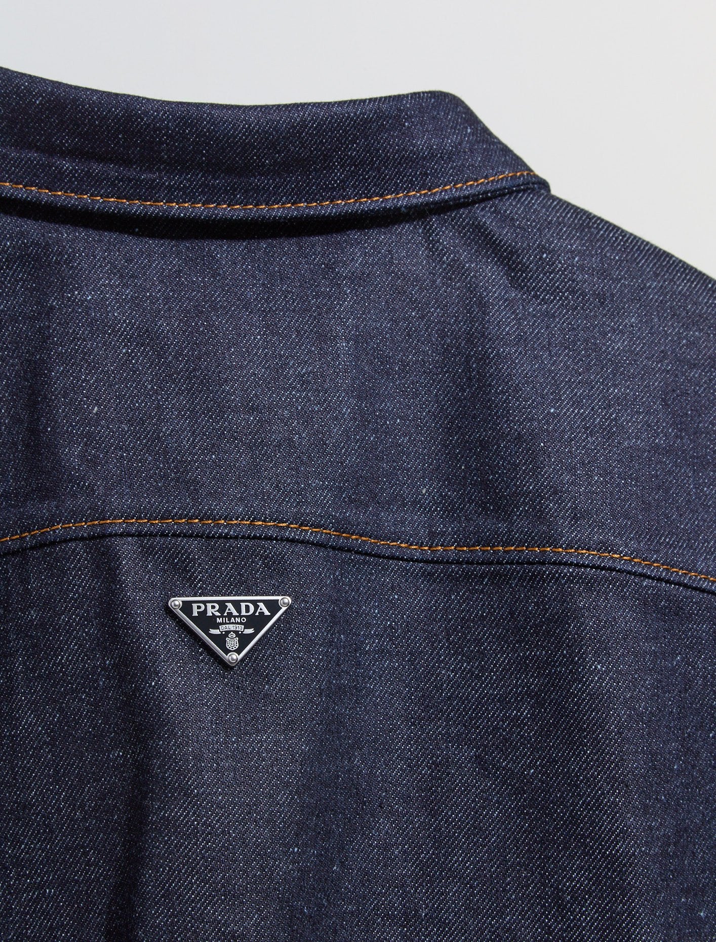 Denim Outwear Shirt in Navy