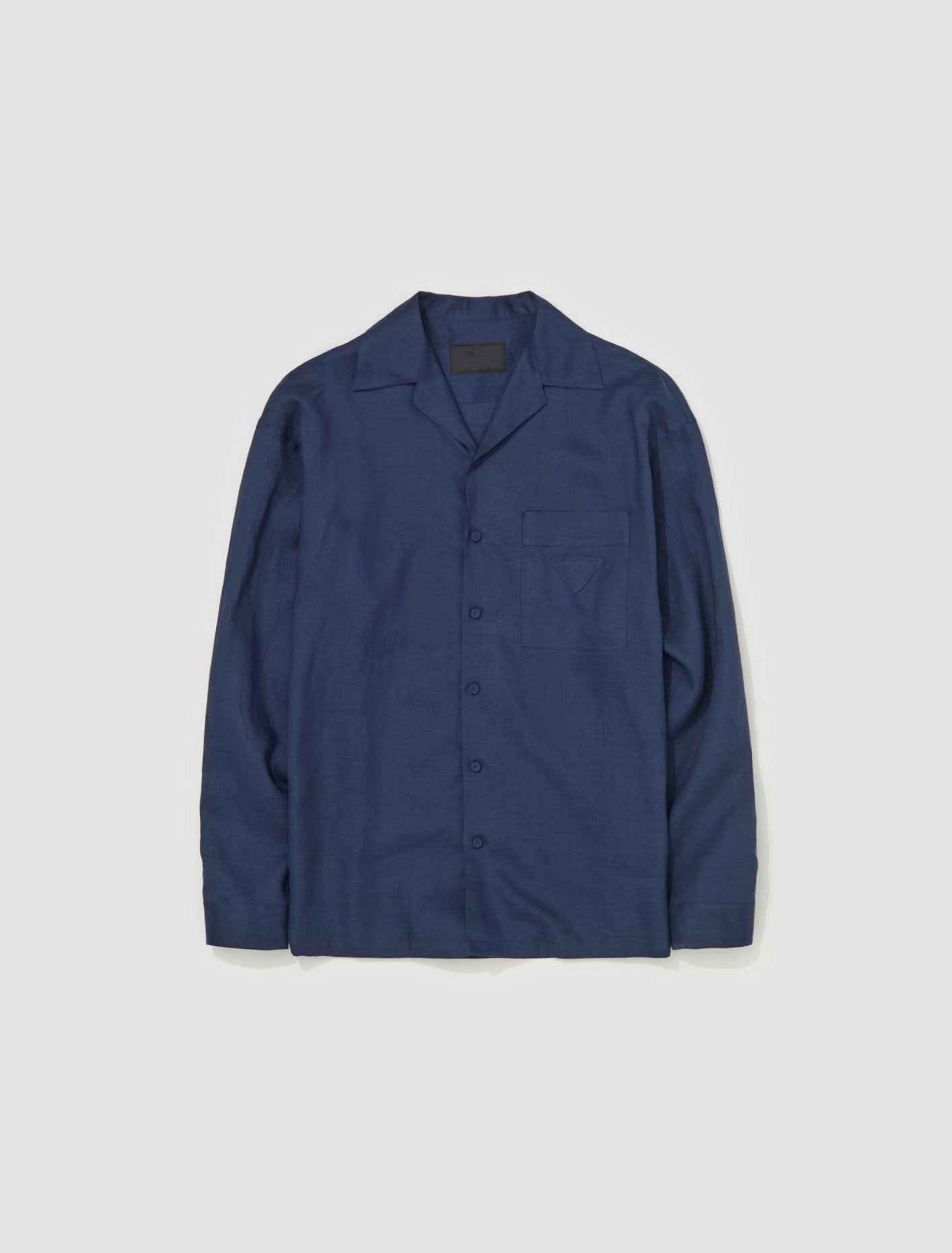 Linen Shirt in Navy