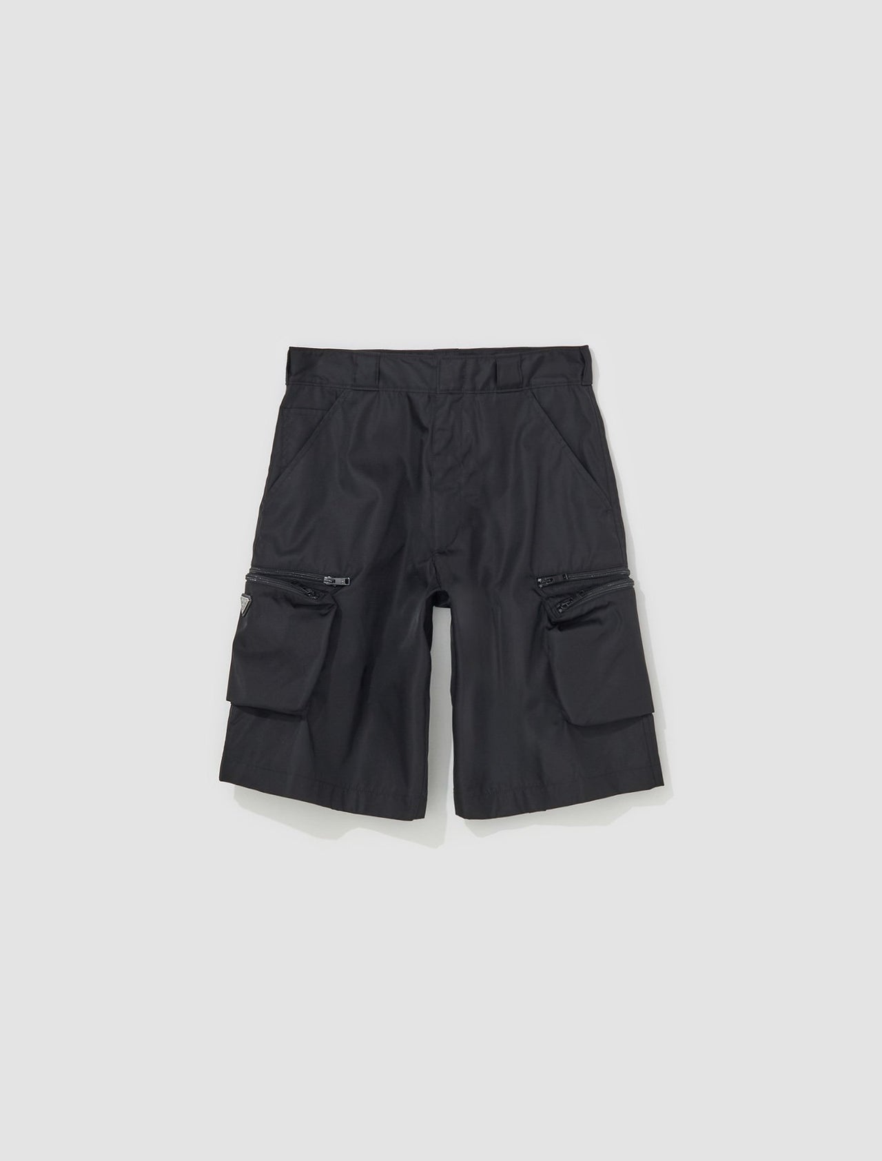 Re-Nylon Cargo Shorts in Black