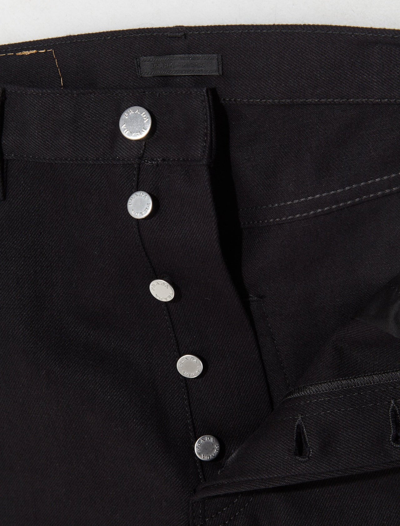 Bull Denim Pants in Black