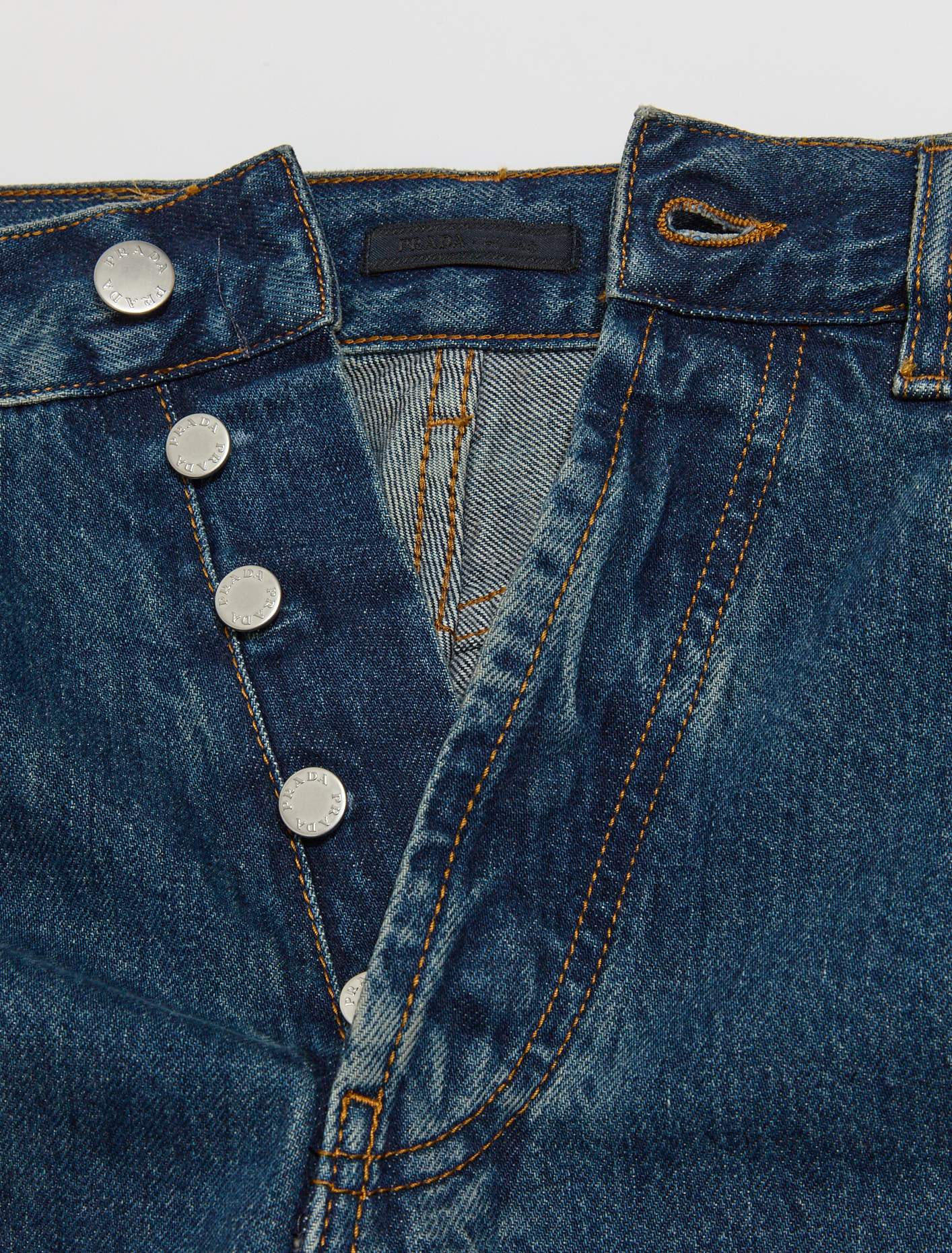 Five-Pocket Denim Jeans in Navy