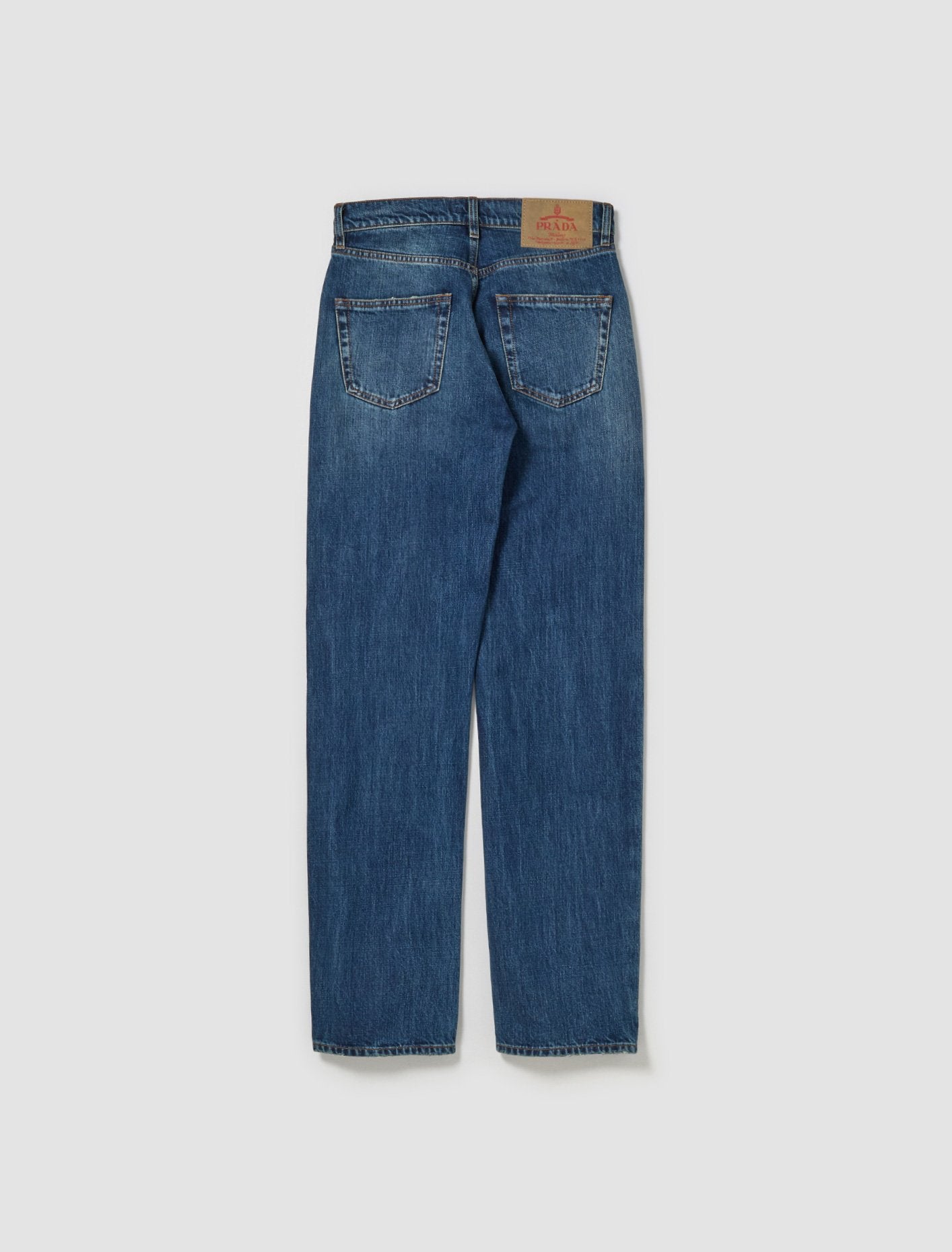 Five-Pocket Denim Jeans in Washed Navy