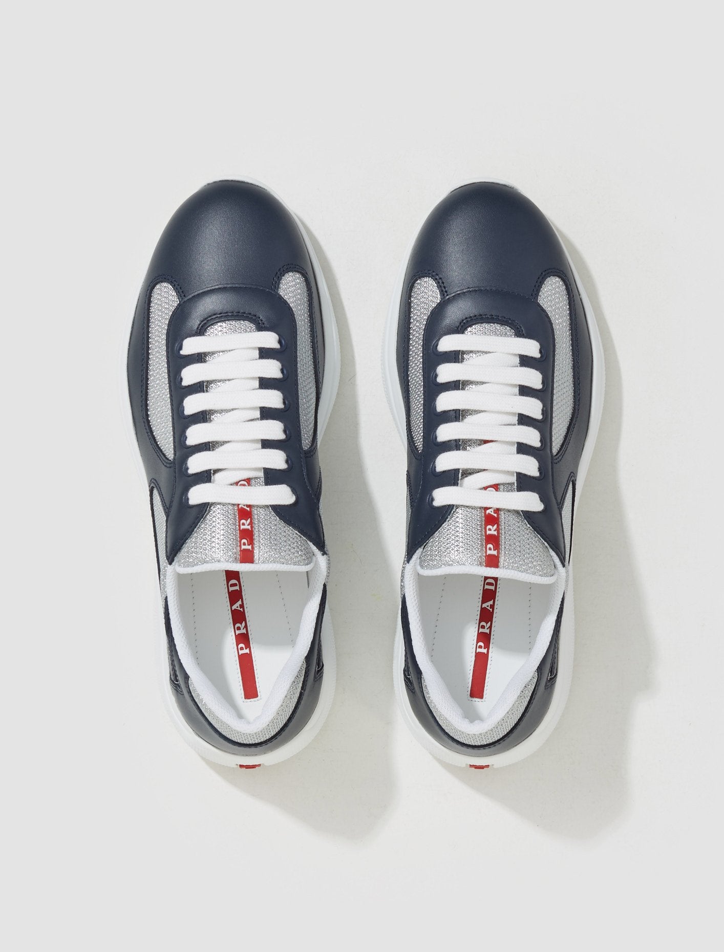 America's Cup Sneaker in Baltic Silver