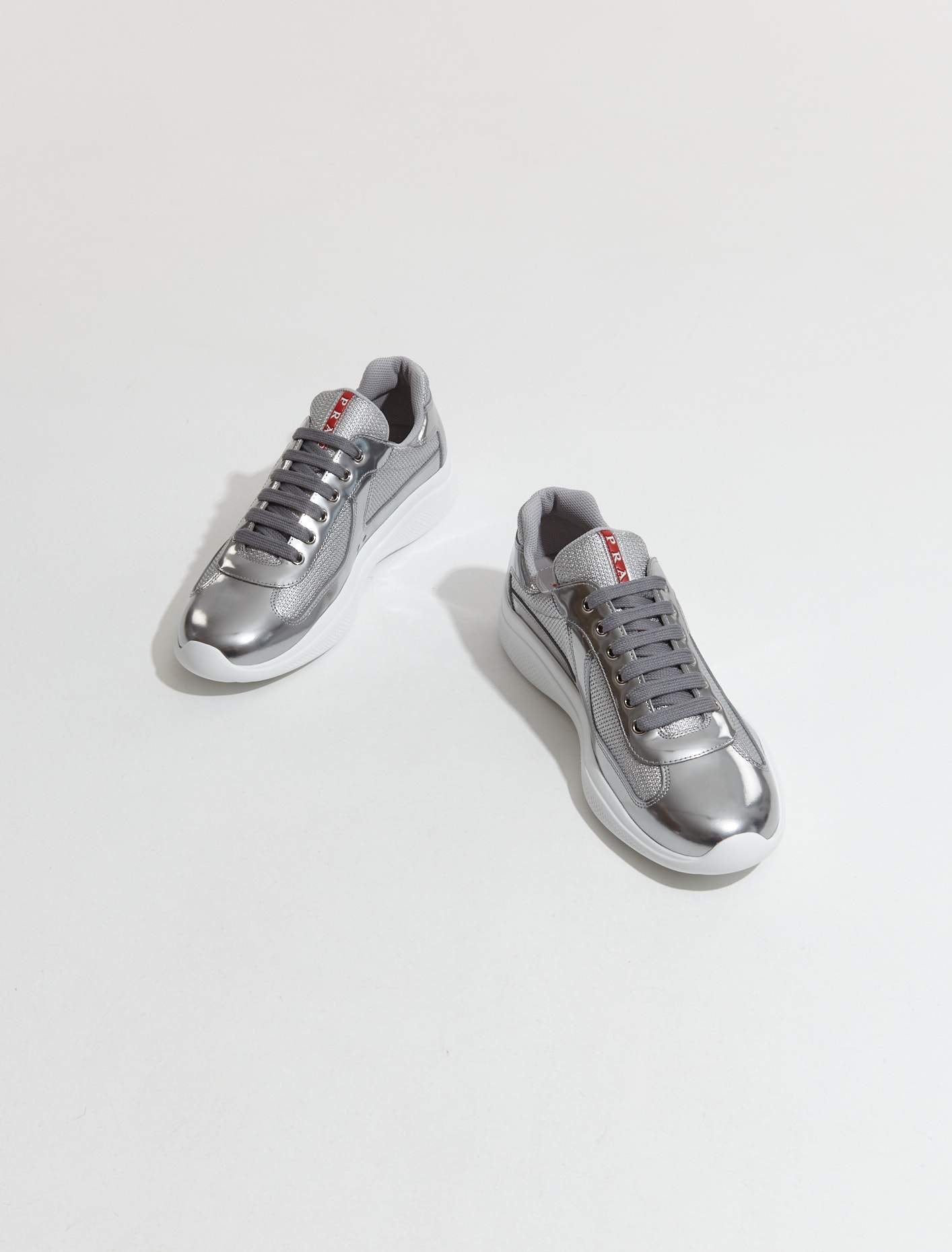 America's Cup Lace Up Shoes in Silver