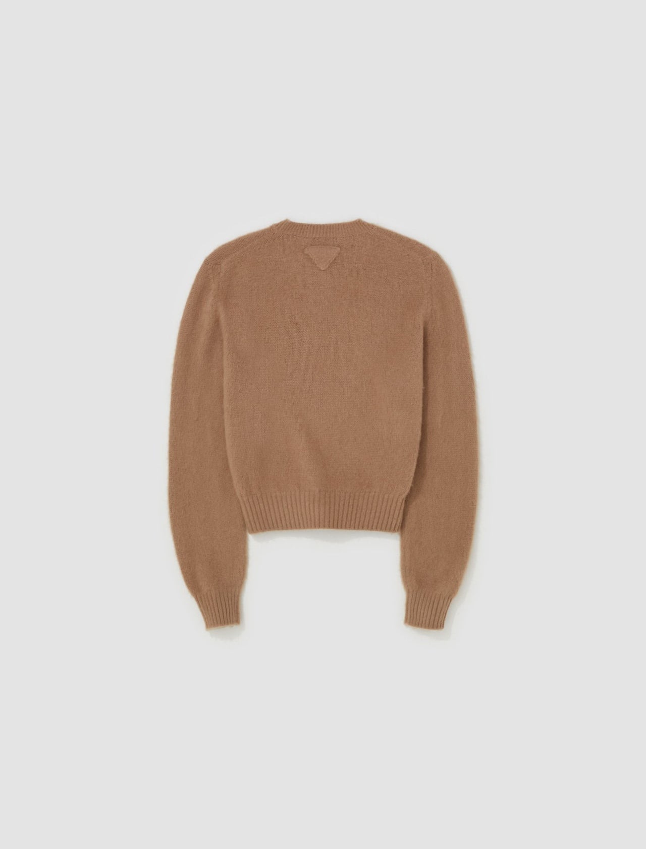 Cashmere Crewneck Sweater in Camel Brown