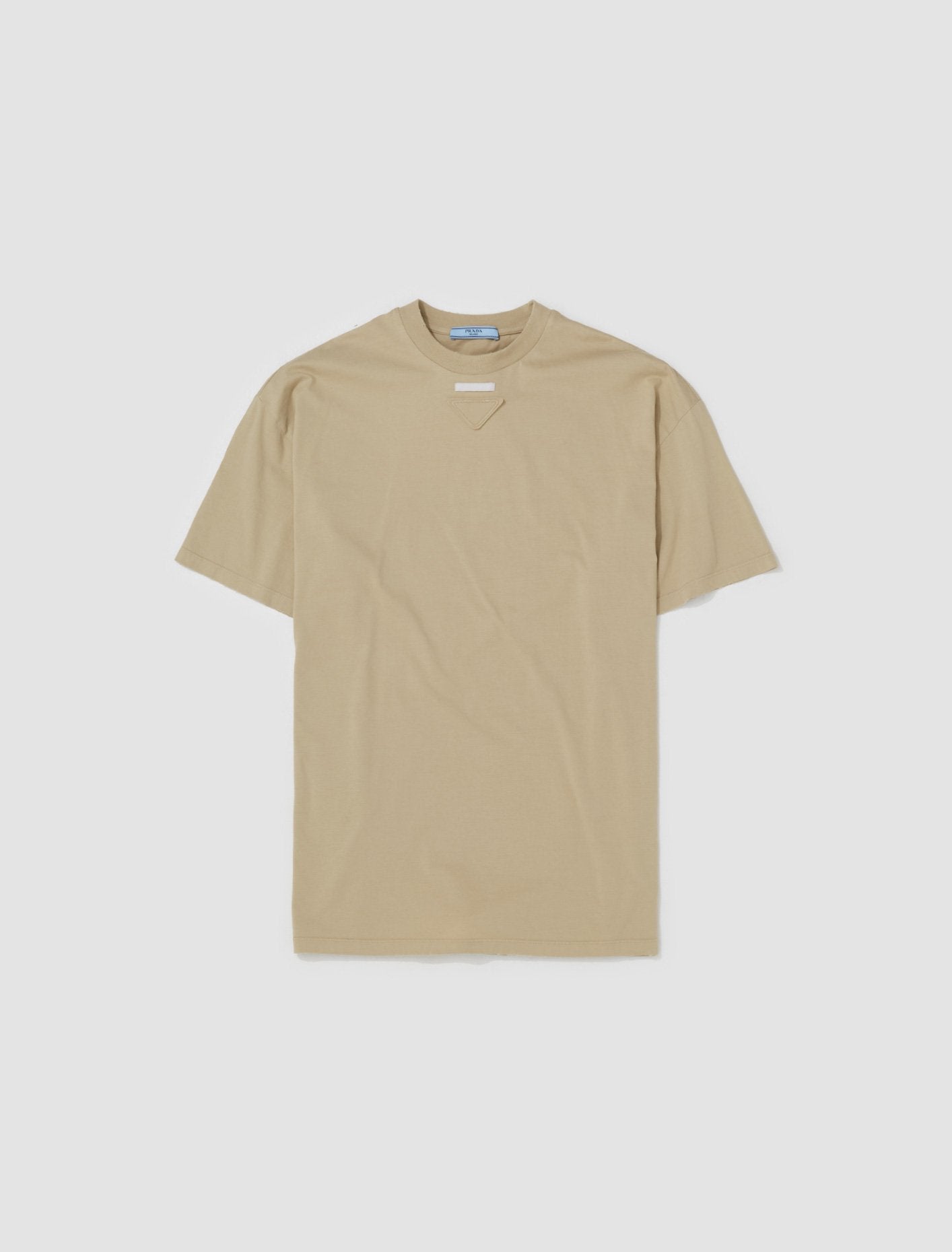 Cotton T-Shirt in Beige