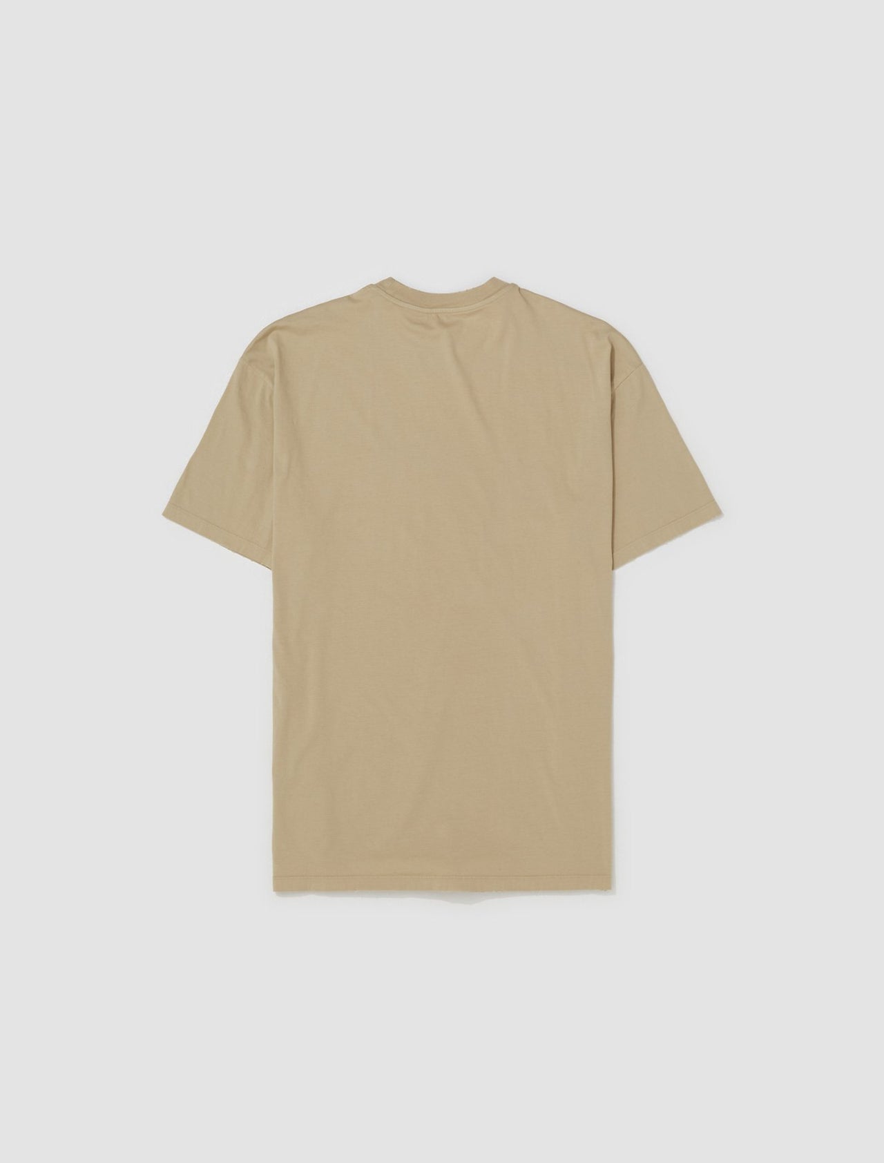 Cotton T-Shirt in Beige