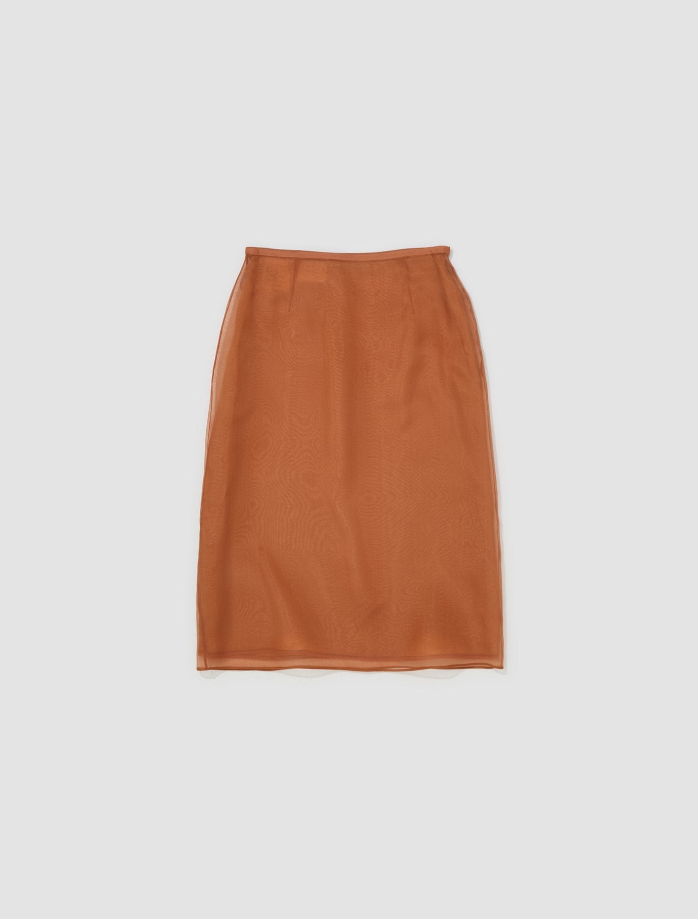 Organza Skirt in Rust