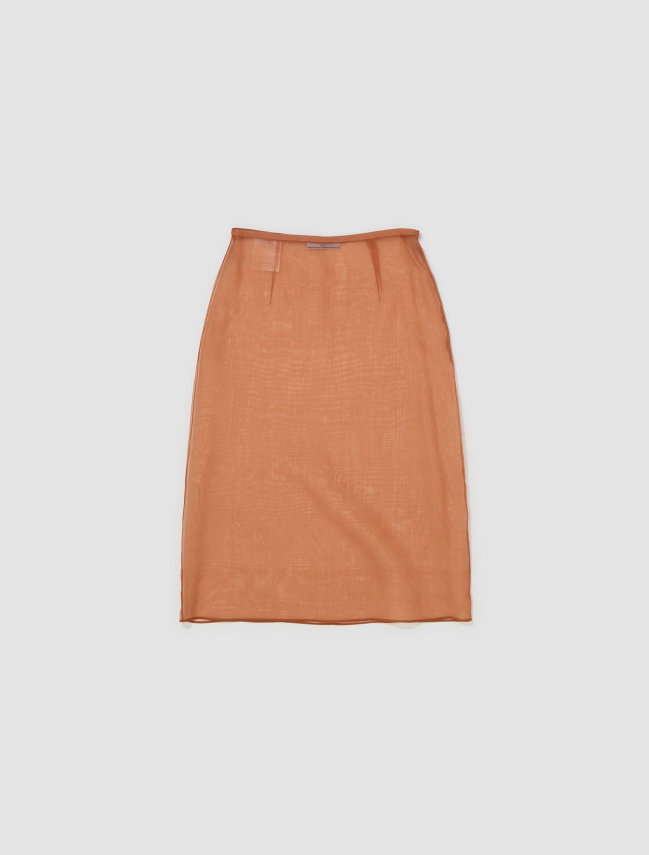 Organza Skirt in Rust