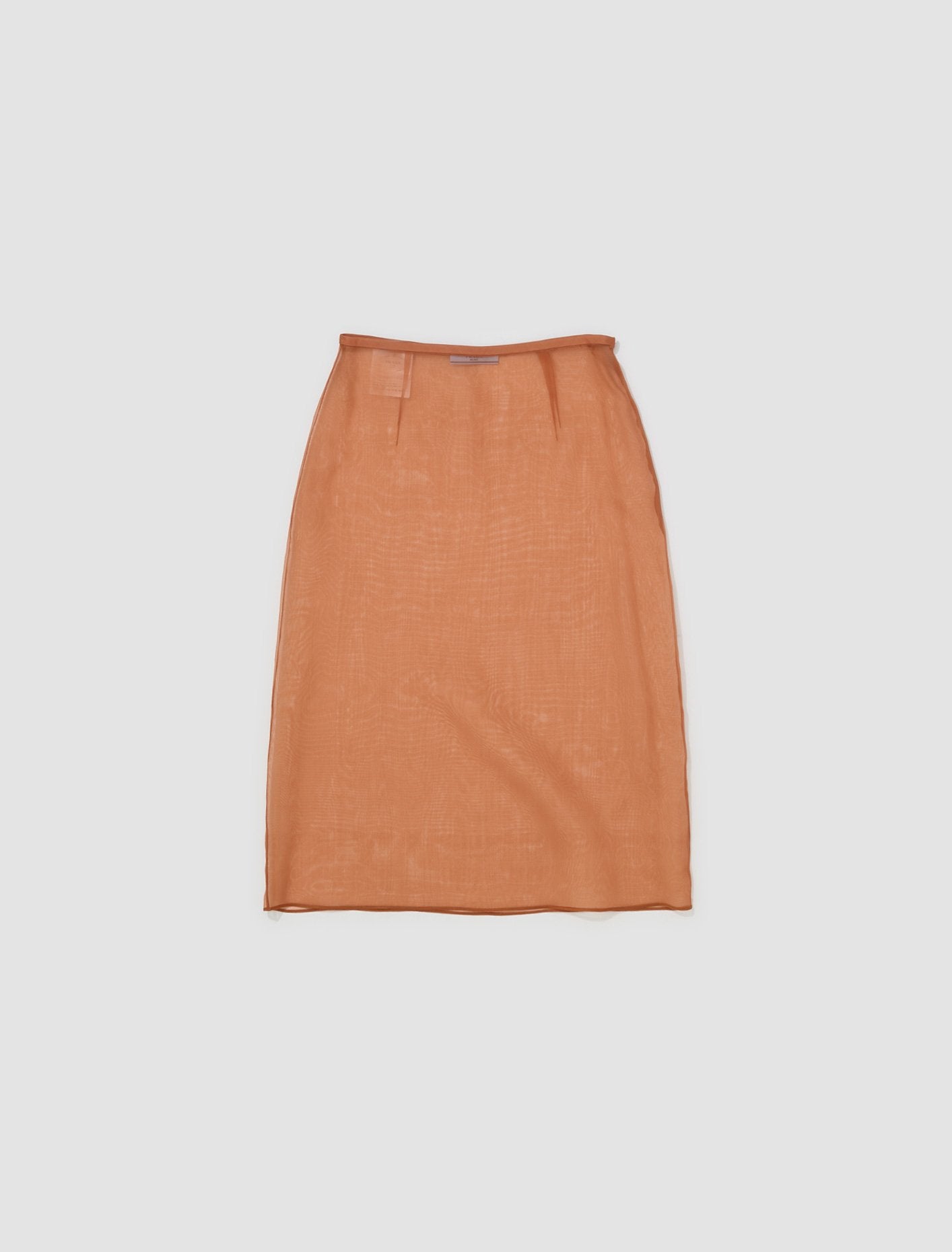 Organza Skirt in Rust