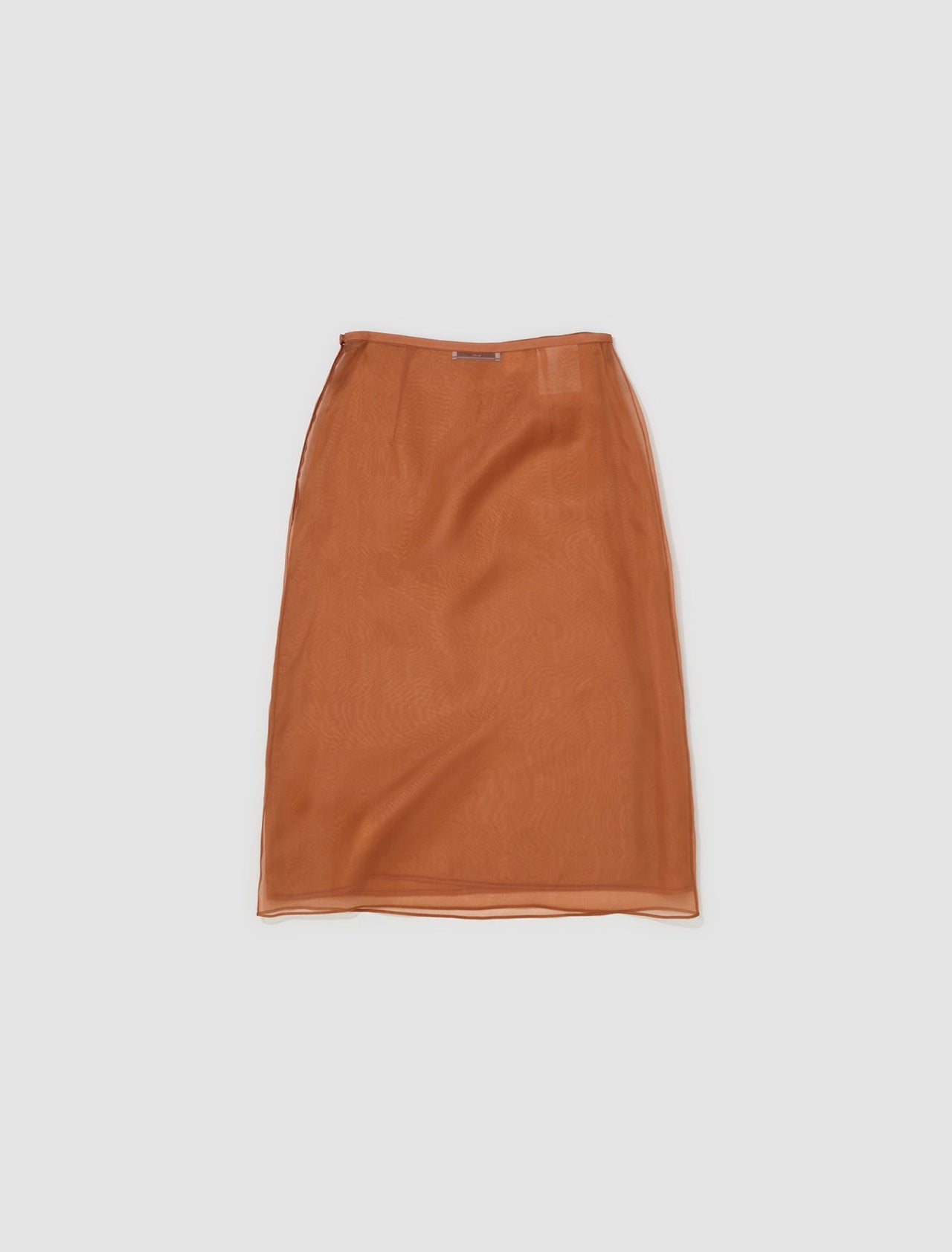 Organza Skirt in Rust