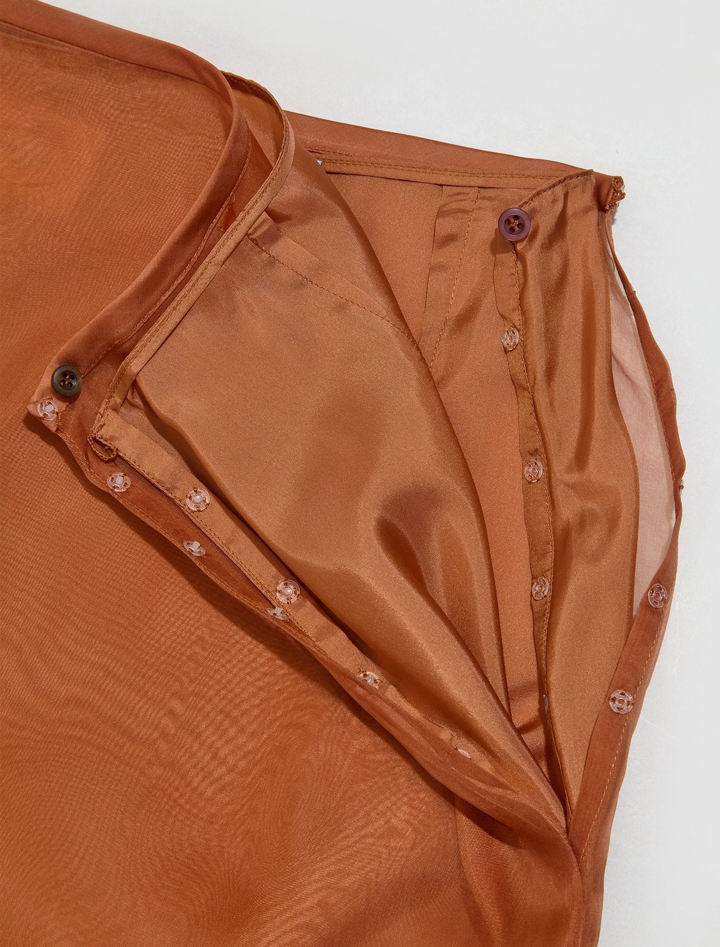 Organza Skirt in Rust