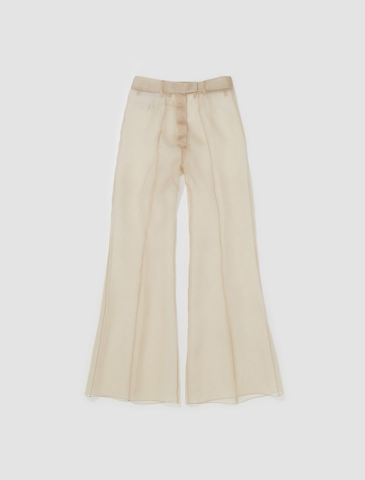 Organza Pants in Desert Beige